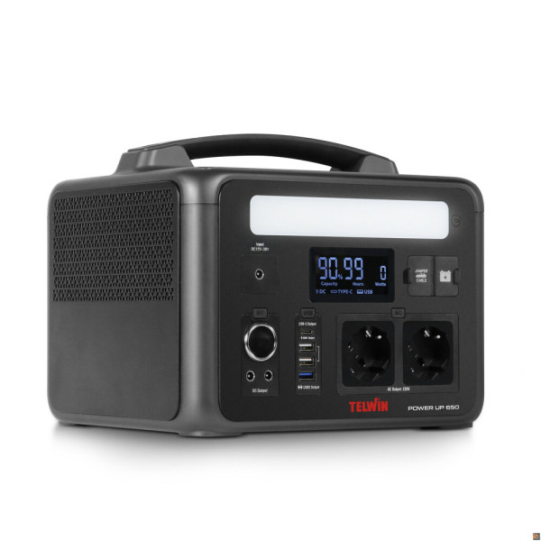 Power Station dotata di potente batteria al litio - POWER UP 650