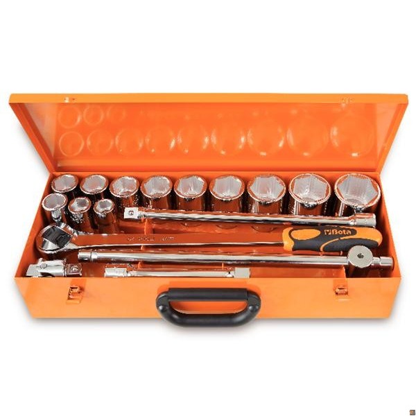 ASSORTIMENTO DI 12 CHIAVI A BUSSOLA ESAGONALI E 5 ACCESSORI