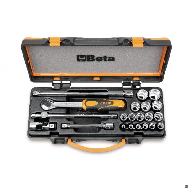ASSORTIMENTO DI 16 CHIAVI A BUSSOLA ESAGONALI E 5 ACCESSORI