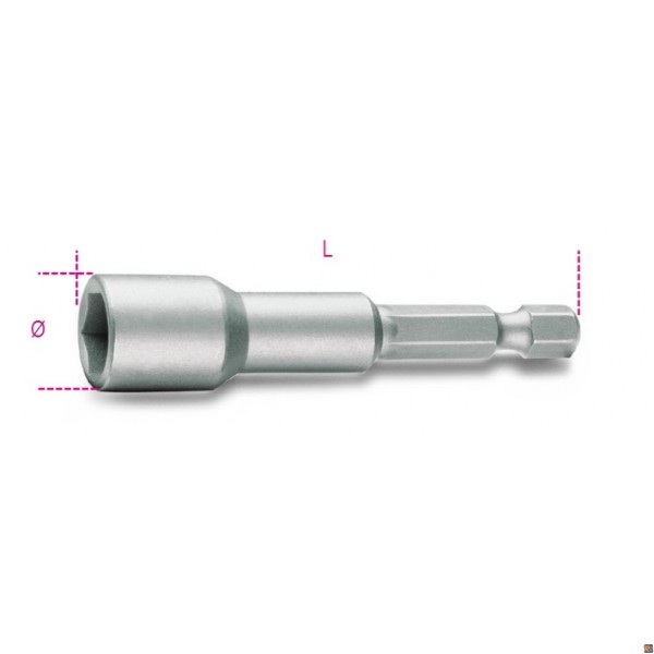 SERIE DI 7 INSERTI A BUSSOLA ESAGONALE MAGNETICI