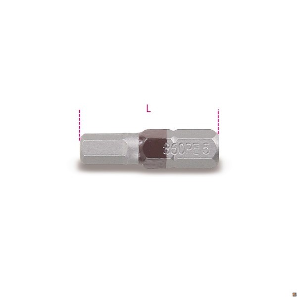 SERIE DI 25 INSERTI COLORATI CON RACCORDO E CRICCHETTO REVERSIBILE