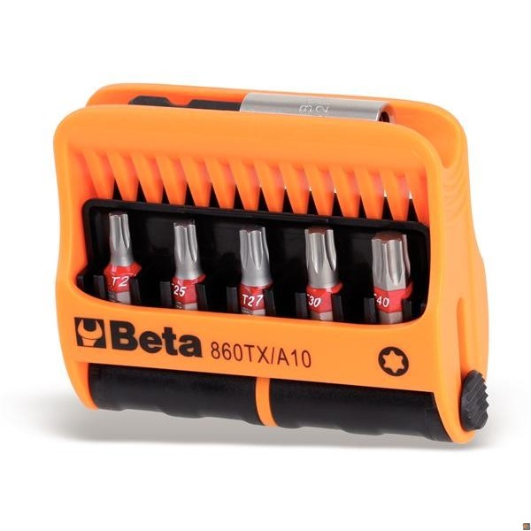 SERIE DI 10 INSERTI COLORATI, PER VITI CON IMPRONTA TORX 