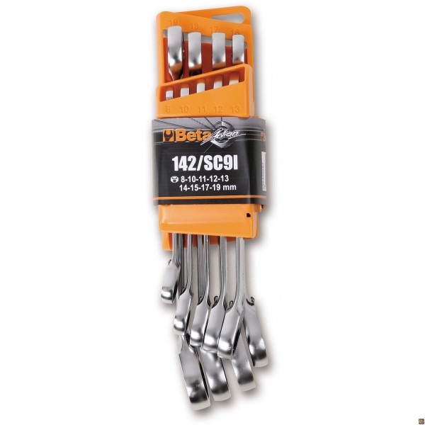 SERIE SI 9 CHIAVI COMBINATE A CRICCHETTO REVERSIBILE