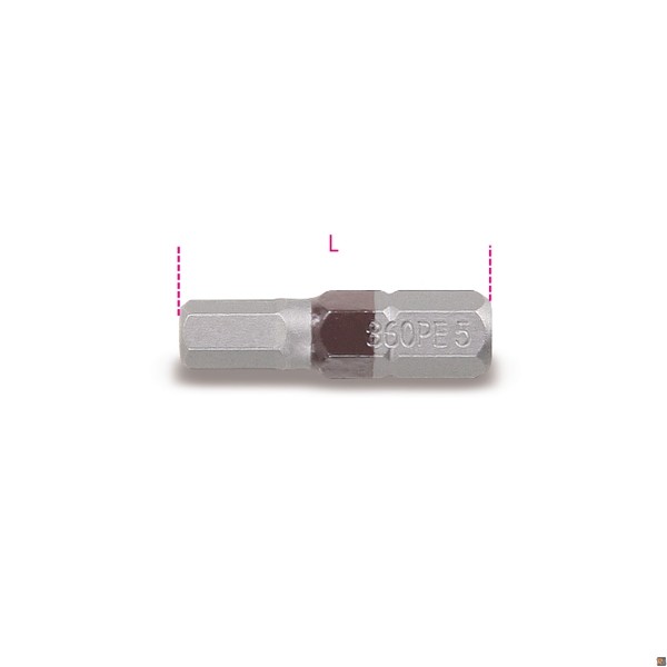 860PE - INSERTI COLORATI MASCHIO ESAGONALE PER AVVITATORI - 10