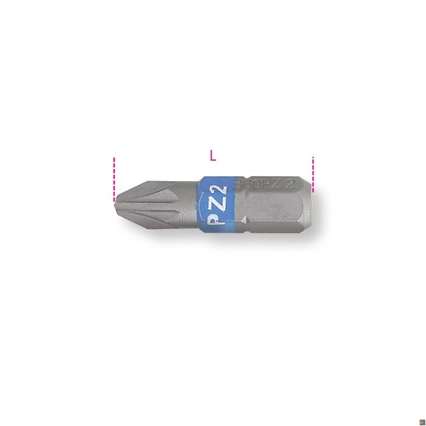 860PZ - INSERTI COLORATI PER AVVITATORI CON IMPRONTA A CROCE POZIDRIV®-SUPRADIV® - 1