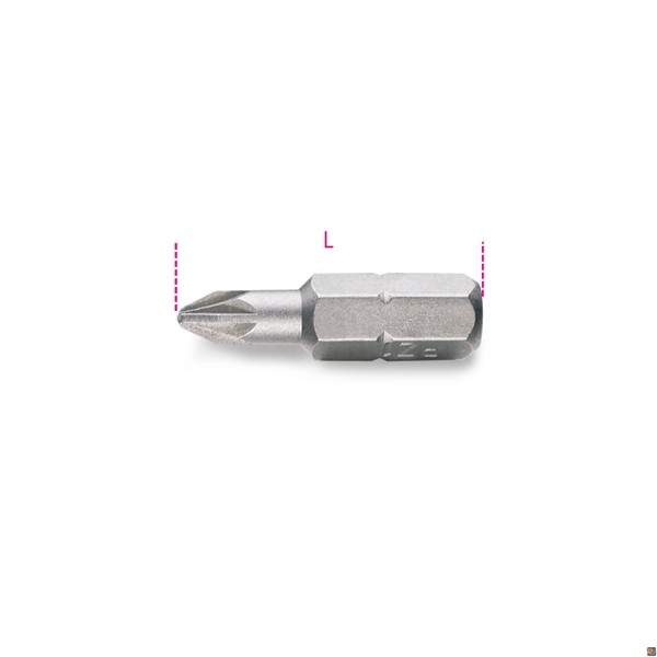 861PZ - INSERTI PER AVVITATORI CON IMPRONTA A CROCE POZIDRIV®-SUPRADIV® - 2L