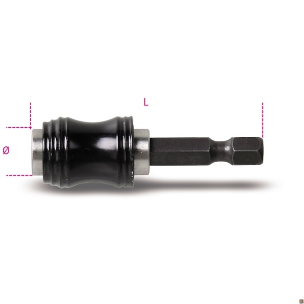 882MSR - PORTAINSERTI MAGNETICO A SGANCIO RAPIDO PER AVVITATORI - 75