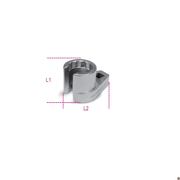 960T/H BUSSOLE ATTACCO 3/8 ESAG-POLIG 22 L.55 BETA UTENSILI 009600039