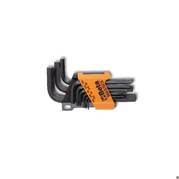 96AS/SC9 - SERIE DI CHIAVI MASCHIO ESAGONALE SUPPORTO PLASTICA