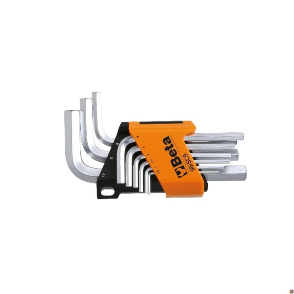 96C/AS/SC9 Serie chiavi maschio esagonale piegate cromate BETA UTENSILI