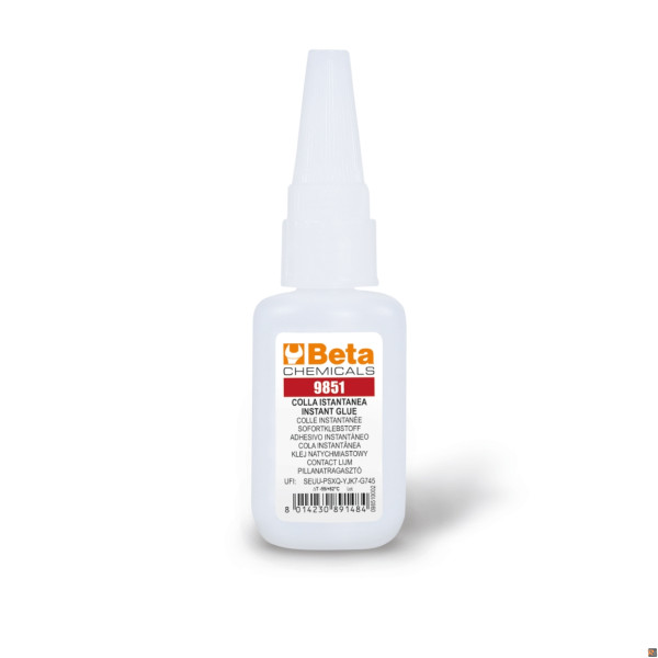 CONF. 24 TUBETTI COLLA ADESIVA ISTANTANEA 5GR 9851 T5 BETA 098510500