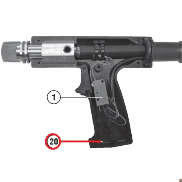 KIT IMPUGNATURA PISTOLA - RICAMBIO TELWIN 990240
