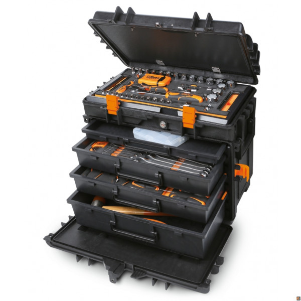 TROLLEY C14 CON ASSORTIMENTO DI 109 UTENSILI 2114 VU/M BETA UTENSILI 021141011
