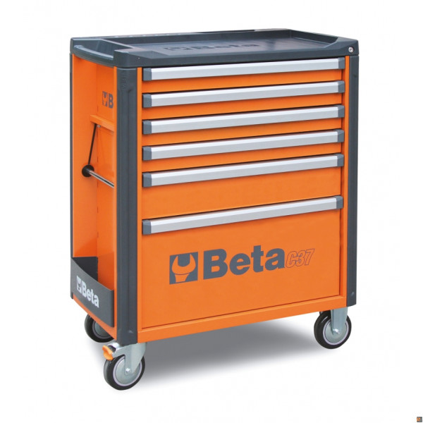 C37/6-O CASSETT.6 DRAWERS VUOTE ORANGE C37 6/O