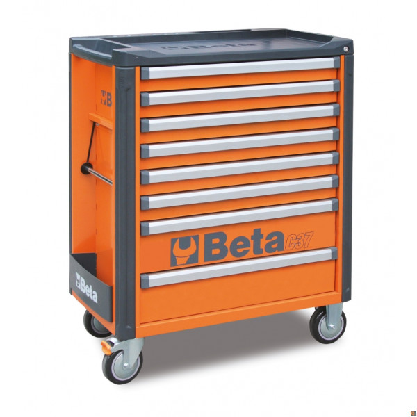 C37/8-O CASSETT.8 DRAWERS VUOTE ORANGE C37 8/O