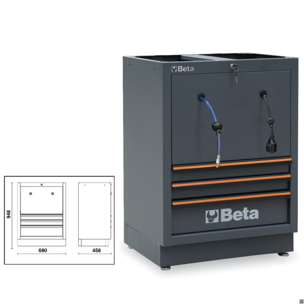 MODULI AVVOLGICAVO/TUBO 3 CASSETTI PRO C45PRO ACT BETA 045000247