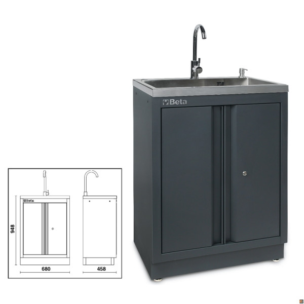 MODULI LAVELLO 2 ANT. 680MM C45PRO ML BETA 045000233