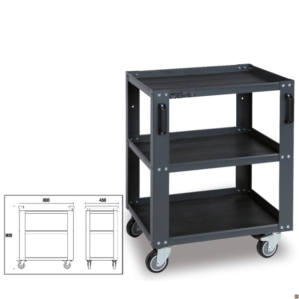 C45PRO T3 CARRELLI 3 RIPIANI C45 T3 PRO
