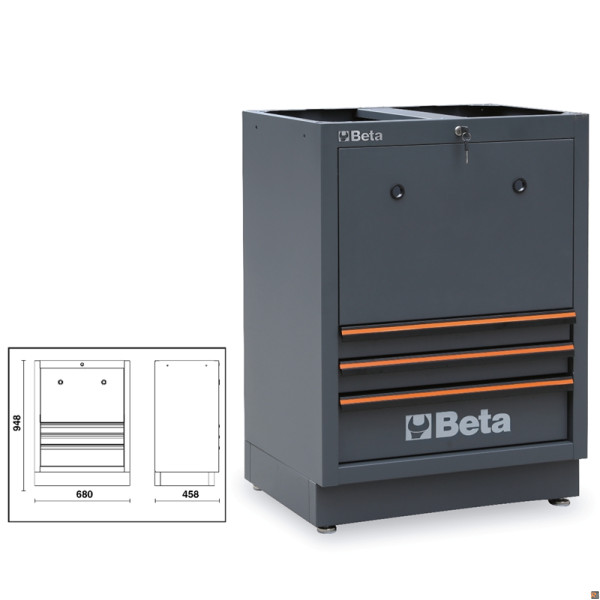 MODULI AVV-TUBO/CAVO 3 CASSETTI PRO C45PRO TC BETA 045000249