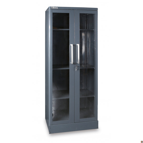 C55AT2 ARMADIO 2 ANTE TRASPARENTI 80X50 BETA UTENSILI 055000422