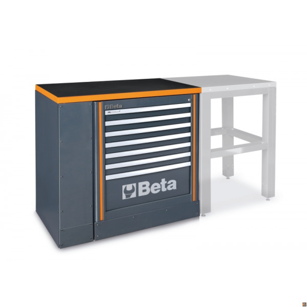 C55BO/1 ESTENSIONE BANCHI 1MT ORANGE BO