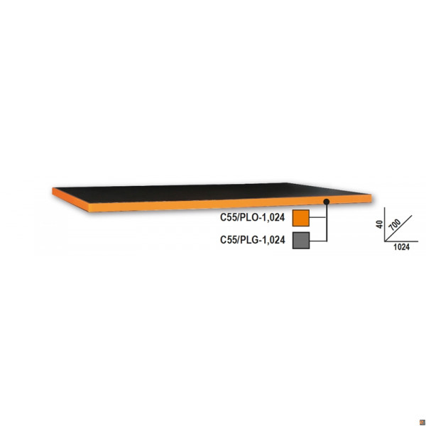 C55/BG PT-1,024 PIANI CON TRAVERSE BANCHI 1,024 GREY