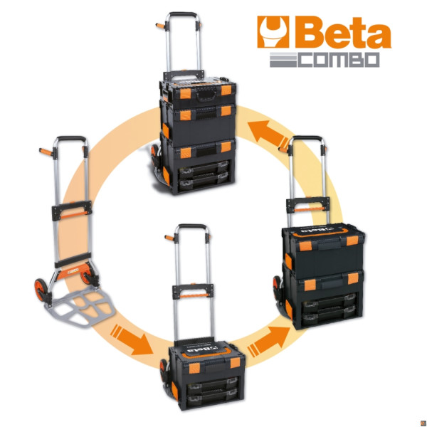 TROLLEY 3 VALIGETTE BOX C99 BETA 099000010 BETA UTENSILI