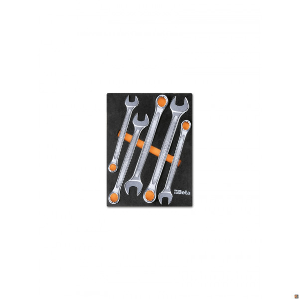 M06 TERMOFORMATO MORBIDO CON 5 CHIAVI COMBINATE BETA UTENSILI 024500006