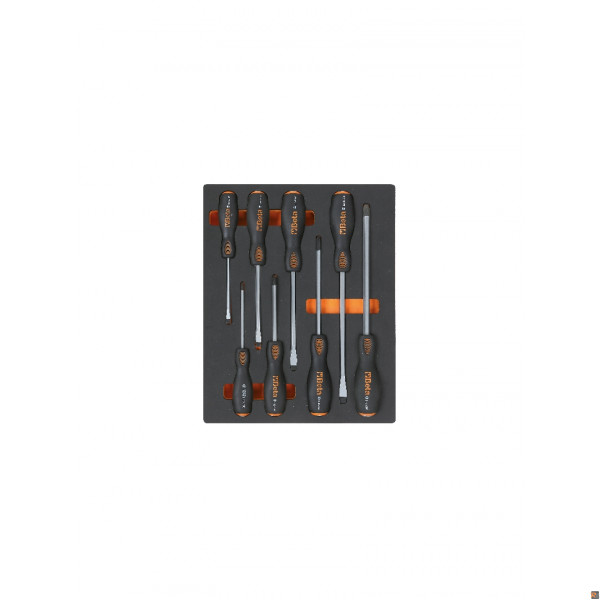 M162 TERMOFORMATO MORBIDO CON 8 GIRAVITI A BATTERE BETA UTENSILI 024500162