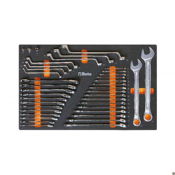 M25 TERMOFORMATO MORBIDO CON 40 UTENSILI BETA UTENSILI 024500025