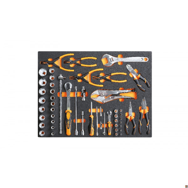 MB37 TERMOFORMATO MORBIDO CON 52 UTENSILI BETA UTENSILI 024504237