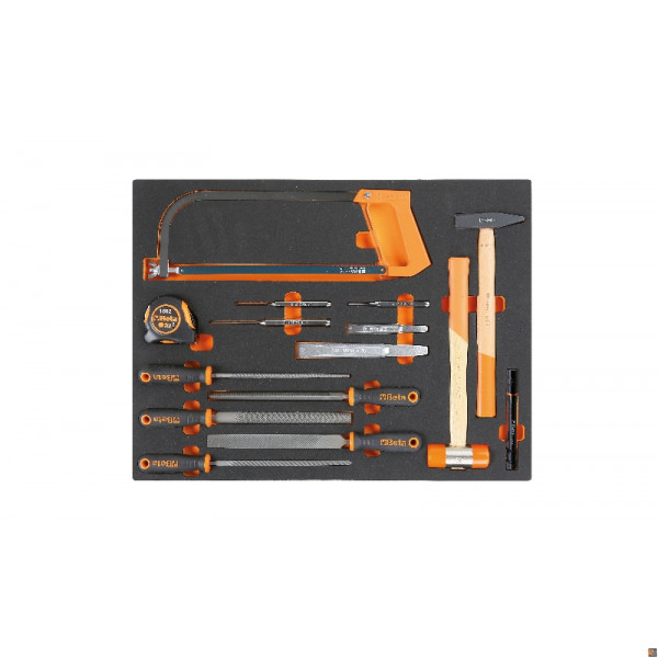 MB59 TERMOFORMATO MORBIDO CON 15 UTENSILI BETA 024504259