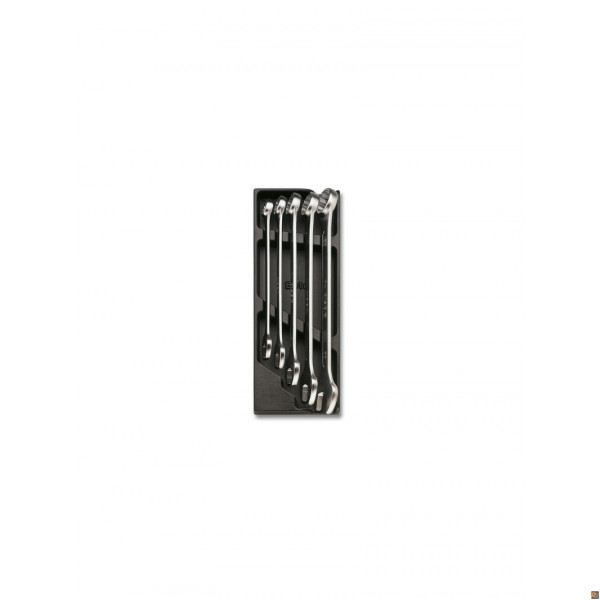 T06 TERMOFORMATO RIGIDO IN ABS CON 5 CHIAVI COMBINATE BETA UTENSILI 024240006
