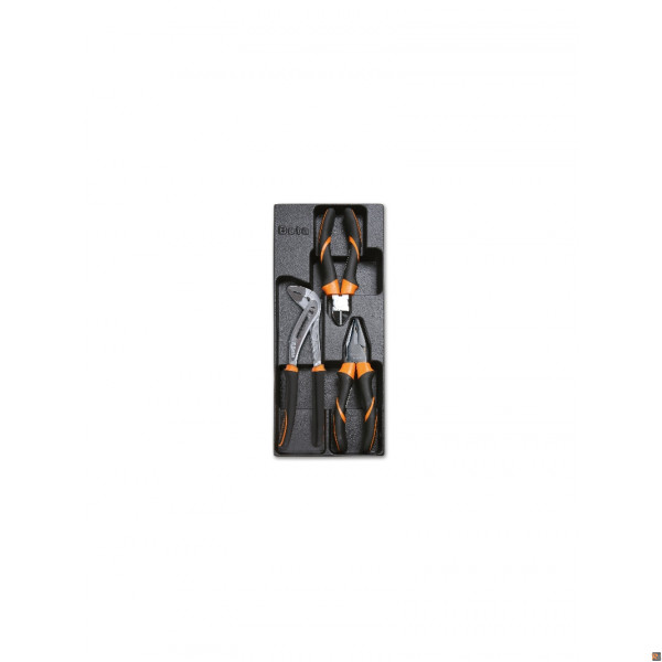 T157 TERMOFORMATO CON PINZE E TRONCHESI BETA UTENSILI 024240157