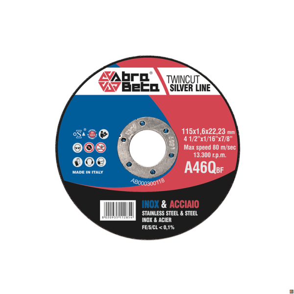 AB000300126 CONF. 50 DISCHI DA TAGLIO 125X1,2 - ABRABETA