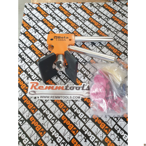 1366A - Attrezzo levabolli con kit di 19 funghetti di plastica