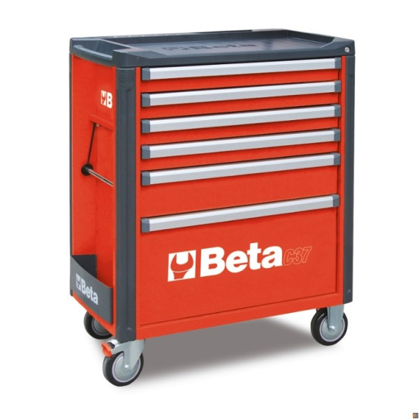 C37/6-R CASSETT.6 DRAWERS VUOTE RED C37 6/R