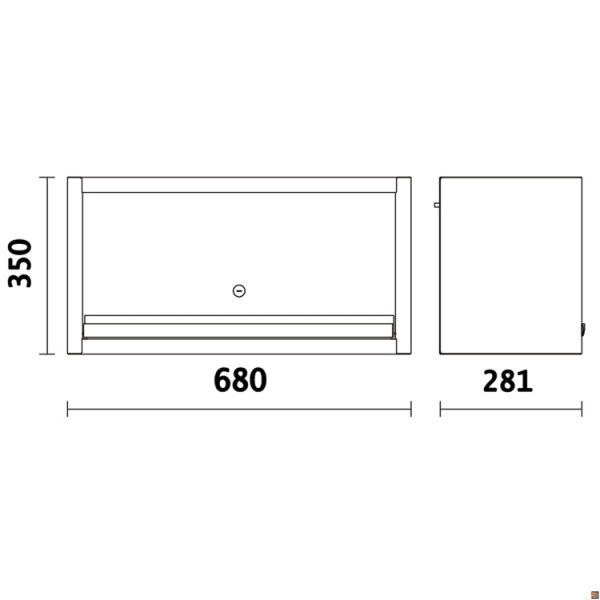 PENSILE A MURO 680MM C45PRO PM - 045000302 BETA UTENSILI