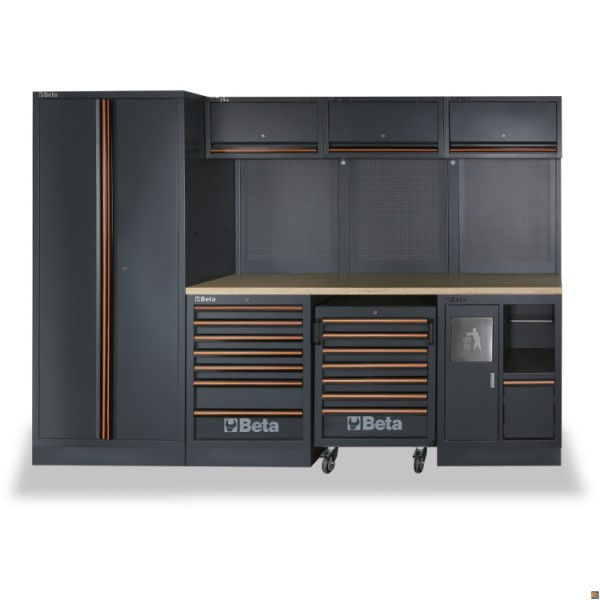 C45PRO W - Combinazione arredo officina C45PRO BETA
