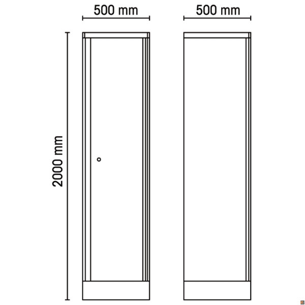 C55A1 armadio in lamiera 1 anta per arredo officina BETA UTENSILI 055000411