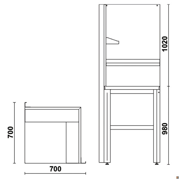 C55AC-G COMPLETI ANGOLI C55 PIANO E PARETI GREY BETA UTENSILI 055000380