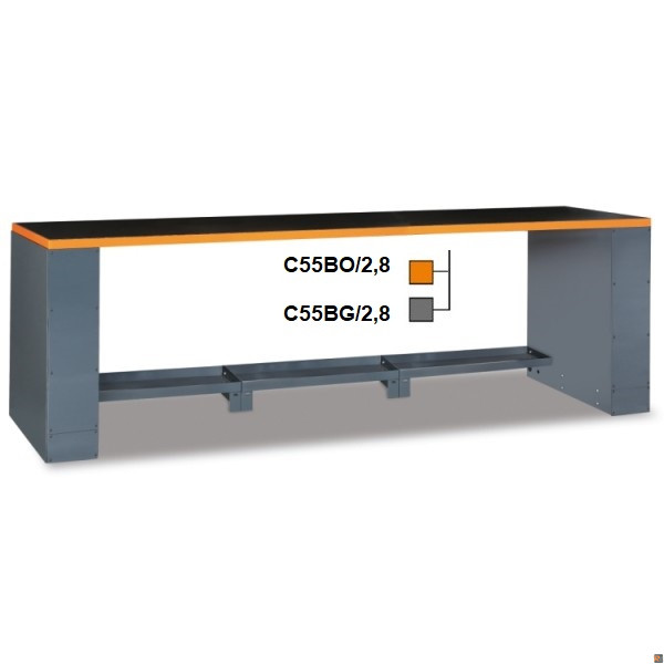 C55B/2,8 BANCO DA LAVORO RSC55 DA 2,8 METRI ORANGE