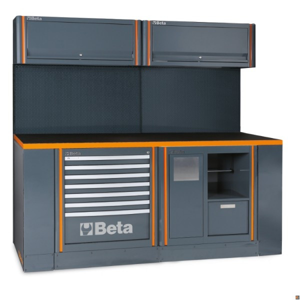 C55PB-PRO/7 Postazione di lavoro per arredo officina RSC55 BETA UTENSILI 055000065