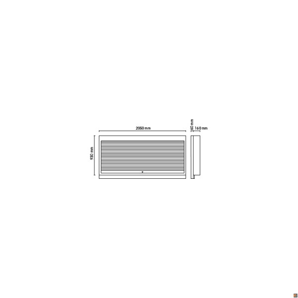 C55PS-O PARETE PORTAUTENSILI RSC55 BETA - ARANCIONE 