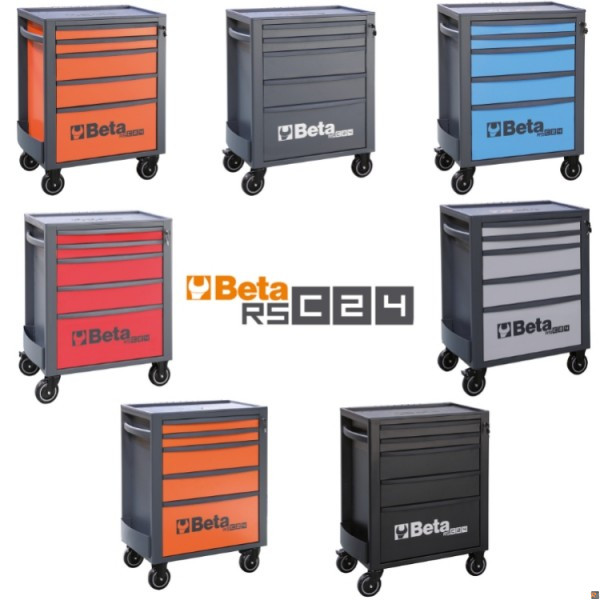 CASSETTIERA BETA RSC24 CON 5 CASSETTI - disponibile in 7 colori