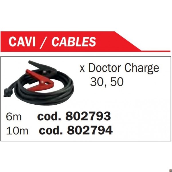 CAVO DI CARICA 10MT x DOCTOR CHARGE - 802794 TELWIN