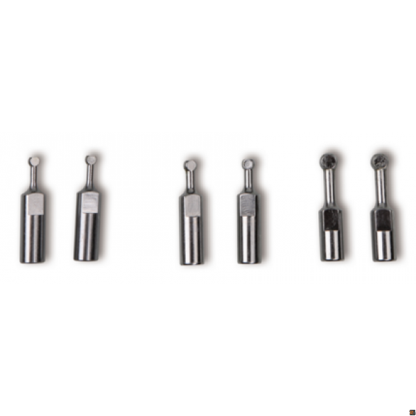 1547KP/2 - SET DI 3 COPPIE DI TERMINALI A FALSA SFERA