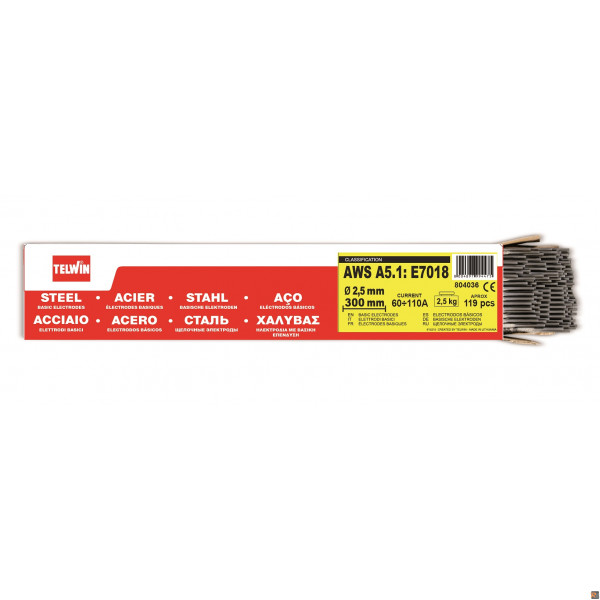 ELETTRODI BASICI D.2,5MM 2,5KG - 802748 TELWIN