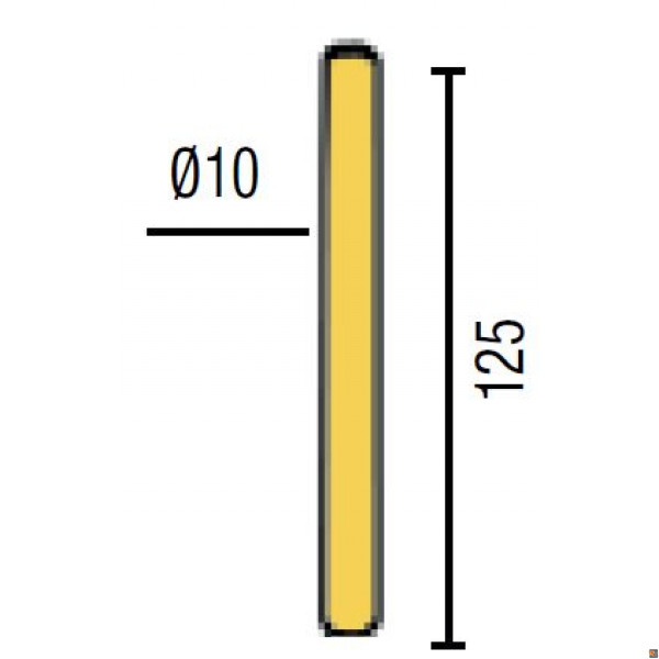 ELETTRODO DIRITTO 125 MM TELWIN 690028