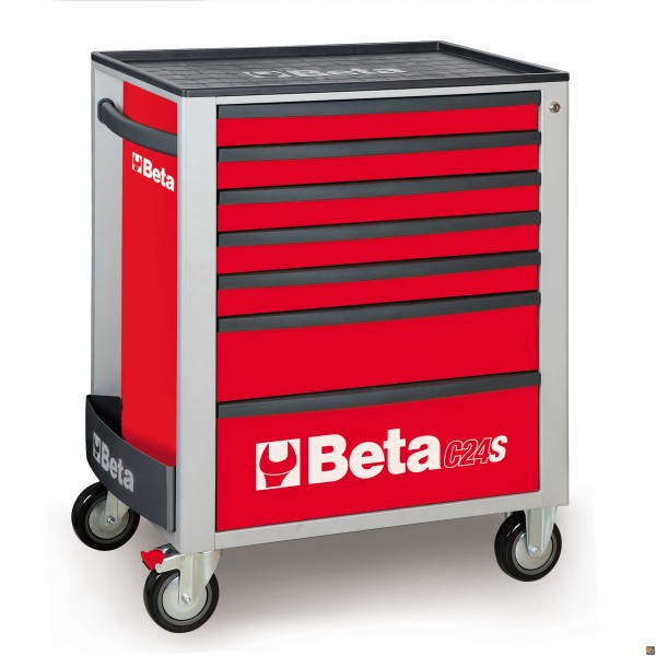 CASSETTIERA MOBILE CON SETTE CASSETTI 